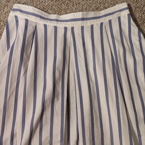 ZARA basics skirt, blue and white, Size S - Picture 3 of 9